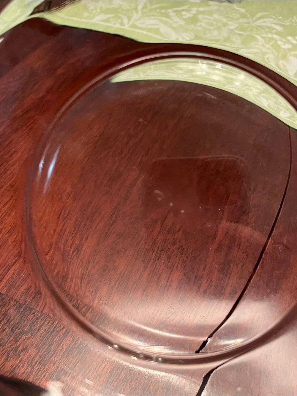 Pyrex Clear Glass Measuring Bowl with Red Lid and Red Markings